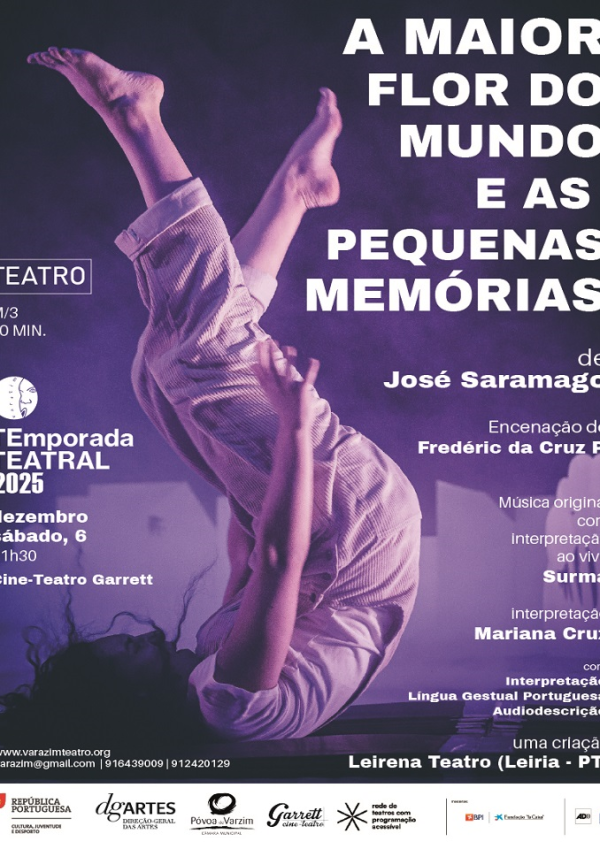 Teatro "A Maior Flor do Mundo e as Pequenas Memórias"