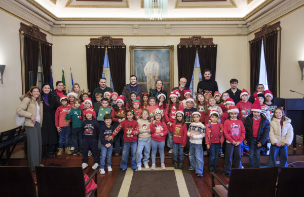 Músicas natalícias ecoaram no Salão Nobre