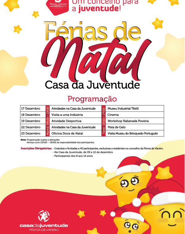 Férias de Natal - Casa da Juventude