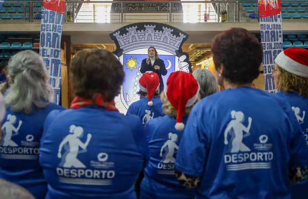 Mais de 500 pessoas na Festa de Natal do Desporto Sénior