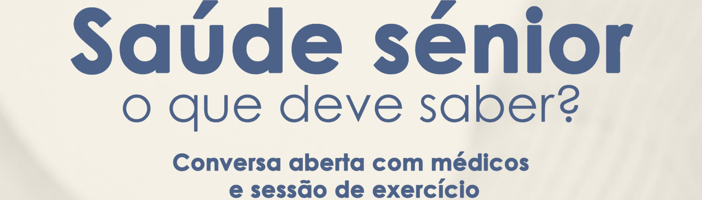 “Saúde sénior: o que deve saber”, este sábado, na Biblioteca