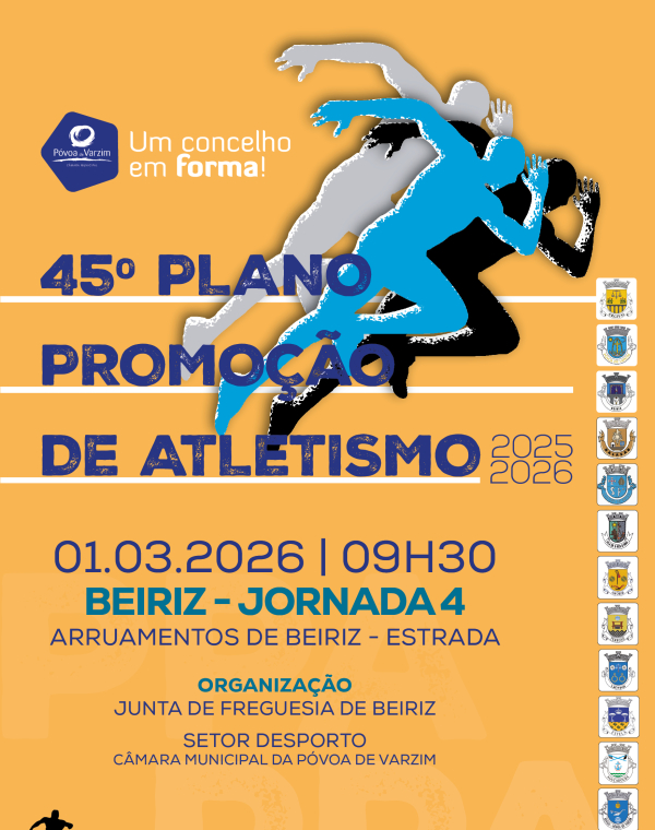 4.ª Jornada do Plano de Promoção de Atletismo