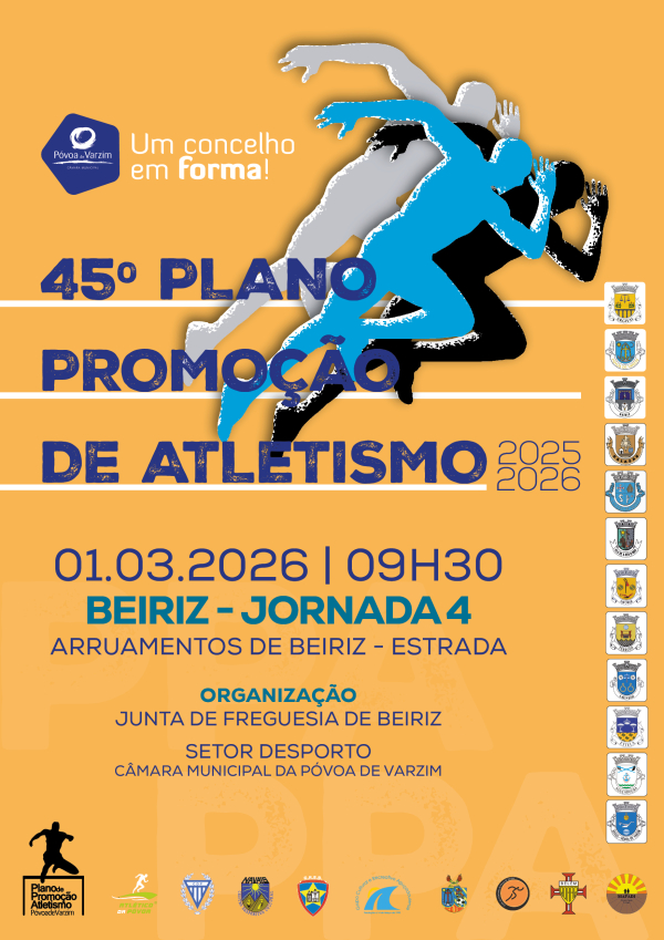 4.ª Jornada do Plano de Promoção de Atletismo