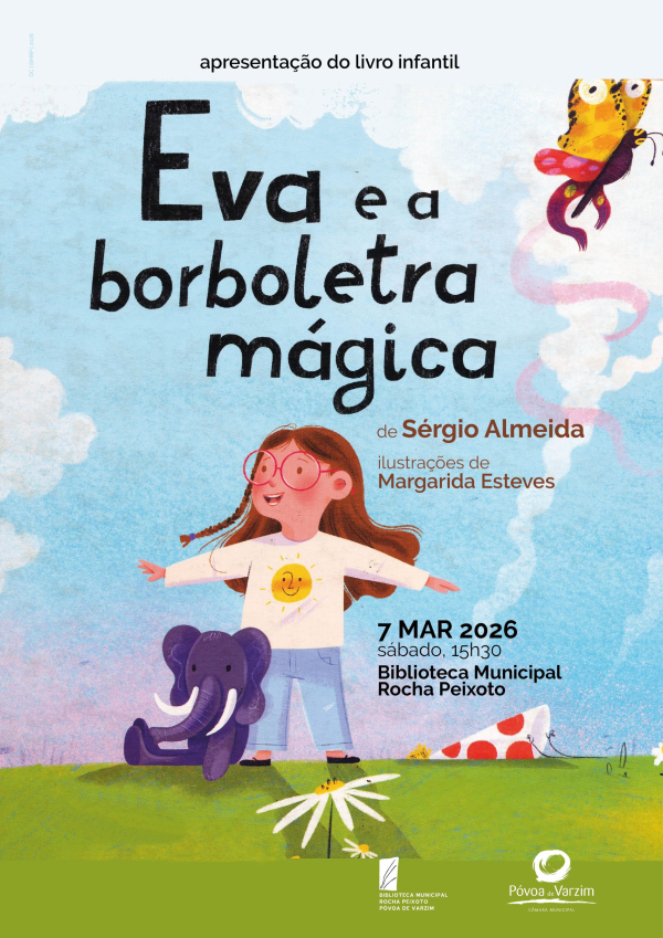 Apresentação do livro infantil "Eva e a Borboleta Mágica"