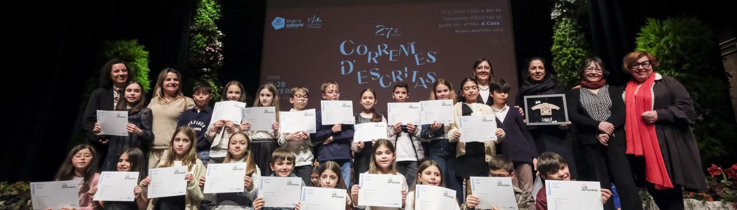 Escola de Rates venceu Prémio Literário Luis Sepúlveda. Correntes d'Escritas despede-se até 2027