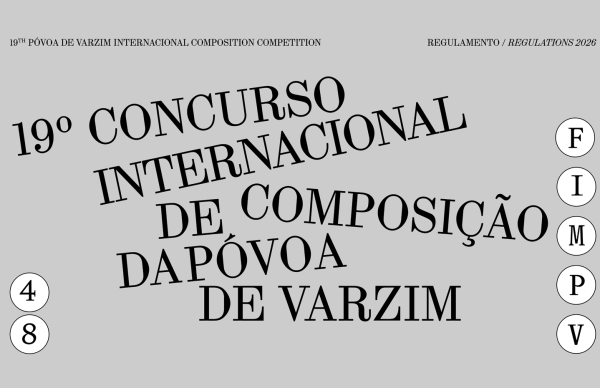 Concurso Internacional de Composição da Póvoa de Varzim aberto até 3 de junho