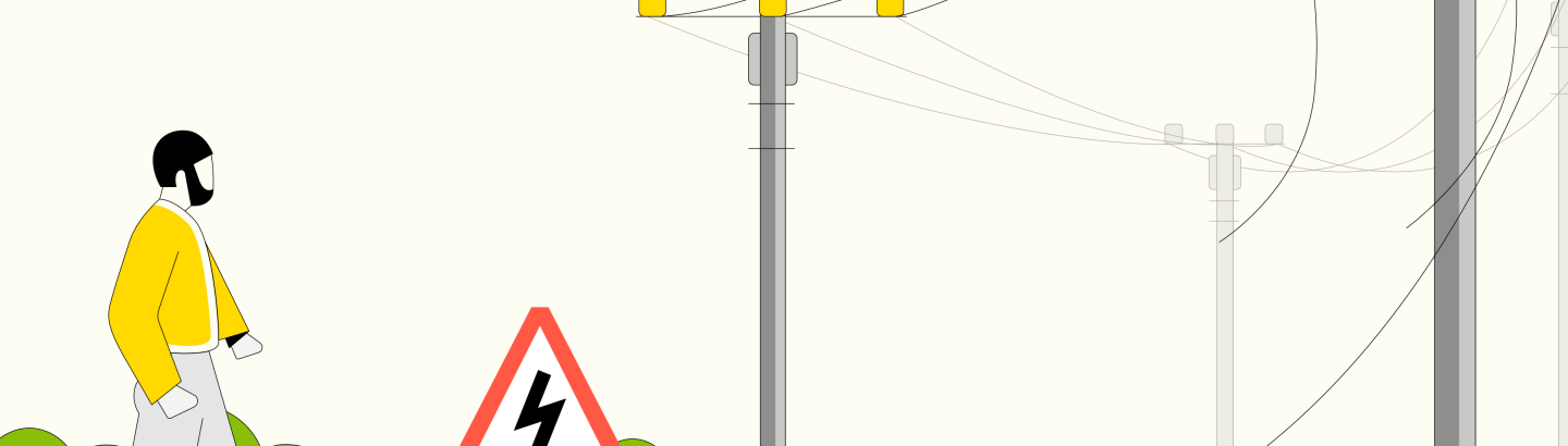 Conheça os riscos elétricos. Proteja-se!