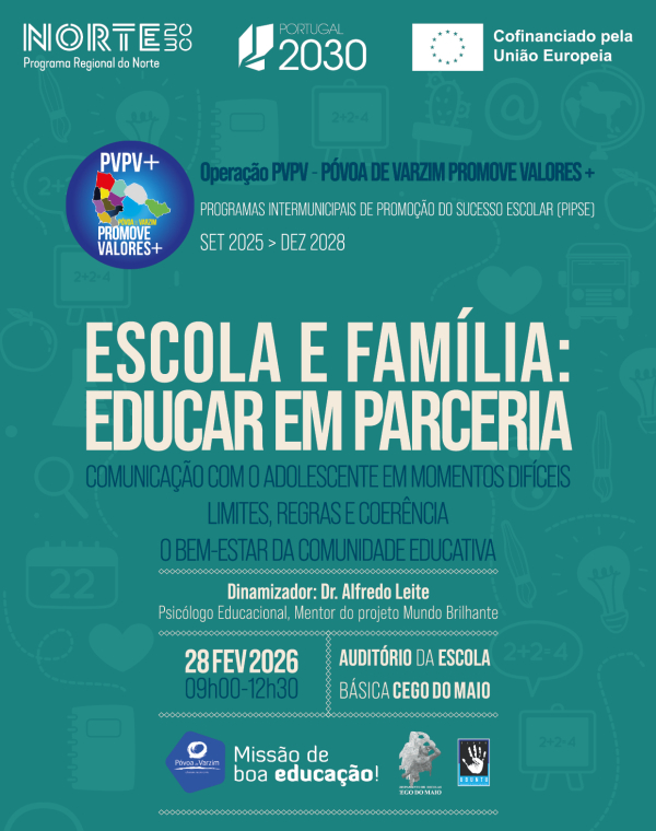 Sessão de Sensibilização “Escola e Família: Educar em Parceria”