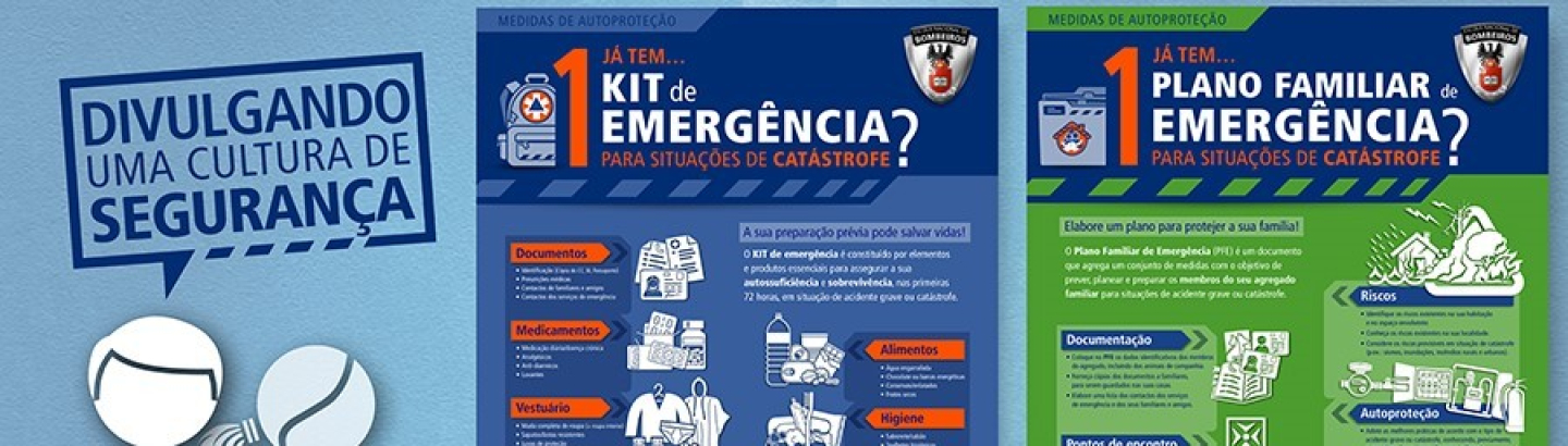 Município junta-se a campanha de sensibilização para o Kit de Emergência e Plano Familiar de Emergência