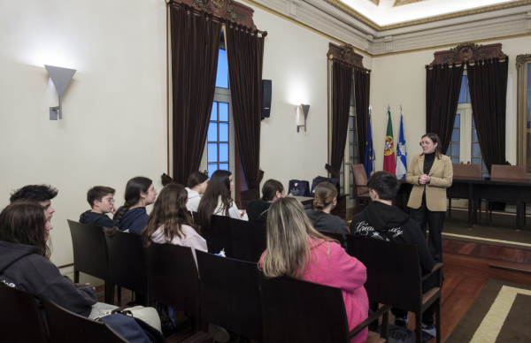 Alunos Erasmus recebidos na Câmara Municipal