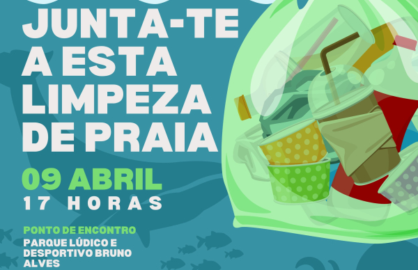 Seja a onda da mudança e participe nesta limpeza de praia
