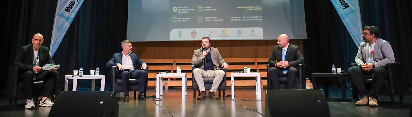 Profissionais de nomeada participam em formação de treinadores na Póvoa de Varzim