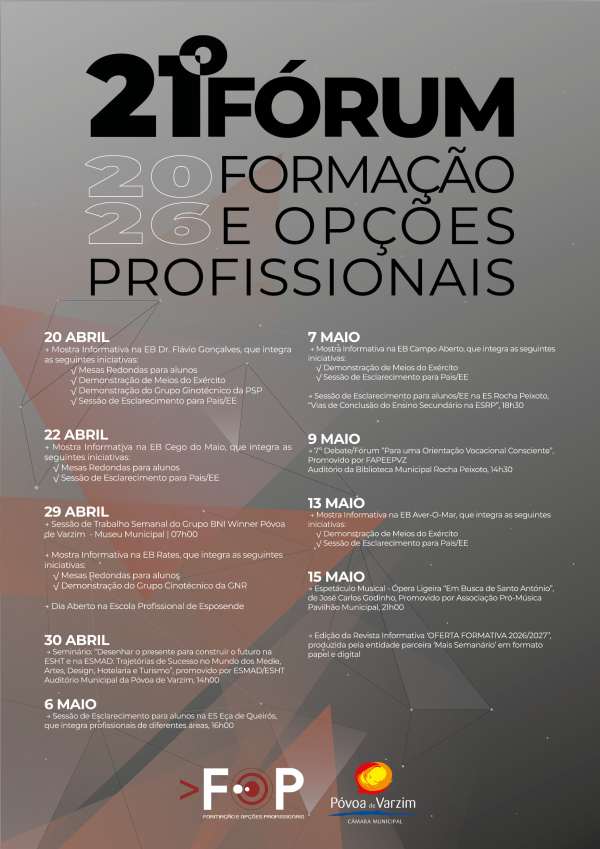 21.º Fórum de Formação e Opções Profissionais