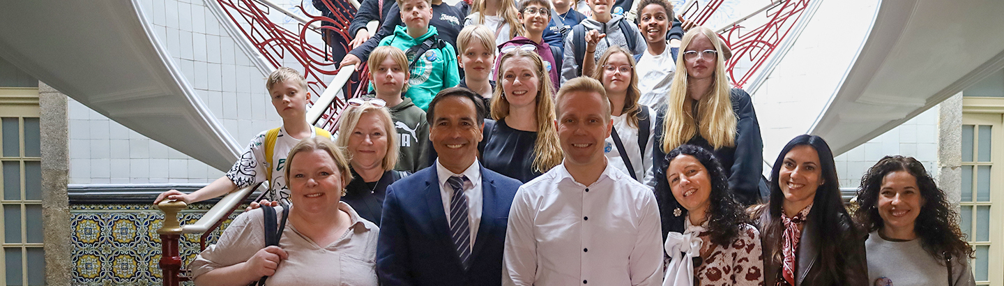 Estudantes em Erasmus recebidos nos Paços do Concelho