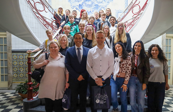 Estudantes em Erasmus recebidos nos Paços do Concelho