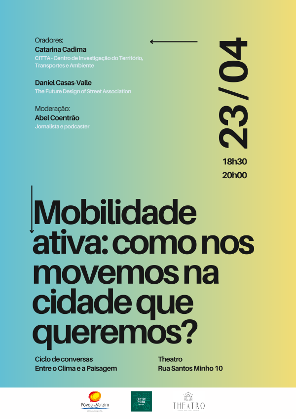 Ciclo de conversas: "Mobilidade ativa: como nos movemos na cidade que queremos?"