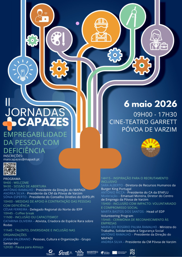 II Jornadas + Capazes - Empregabilidade da Pessoa com Deficiência
