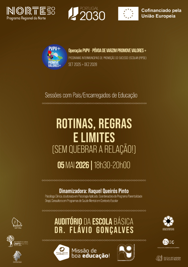 Sessão de Sensibilização “Rotinas, regras e limites (sem quebrar a relação!)”