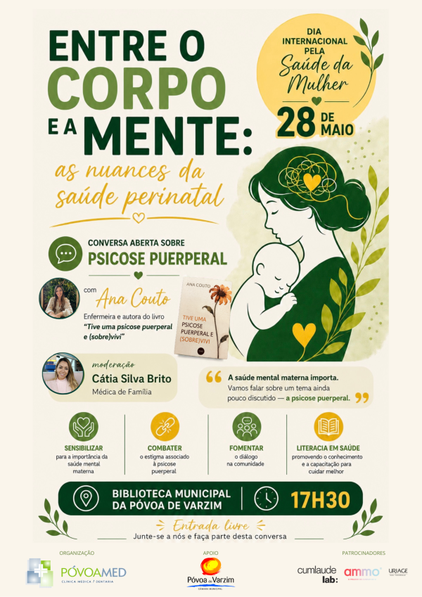 Conversa aberta “Entre o corpo e a mente: as nuances da saúde perinatal”