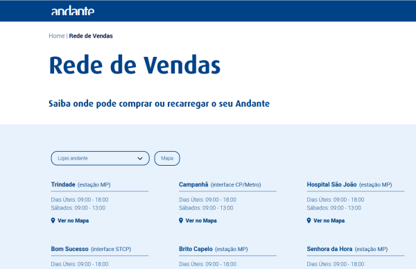Postos de Venda