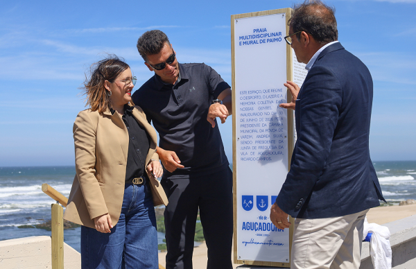 Inaugurada requalificação da Praia de Paimó e mural de homenagem às gentes de Aguçadoura