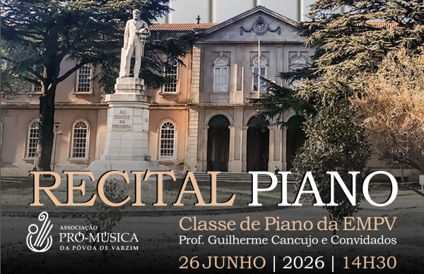 Recital de Piano com Guilherme Cancujo
