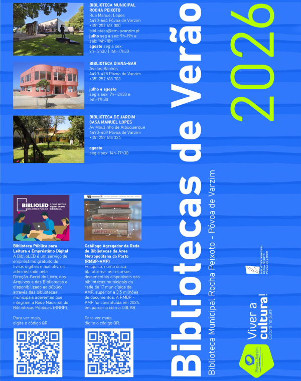 Bibliotecas de Verão 2026