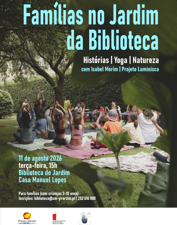 Famílias no Jardim da Biblioteca