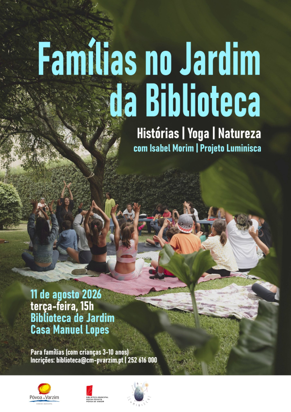 Famílias no Jardim da Biblioteca