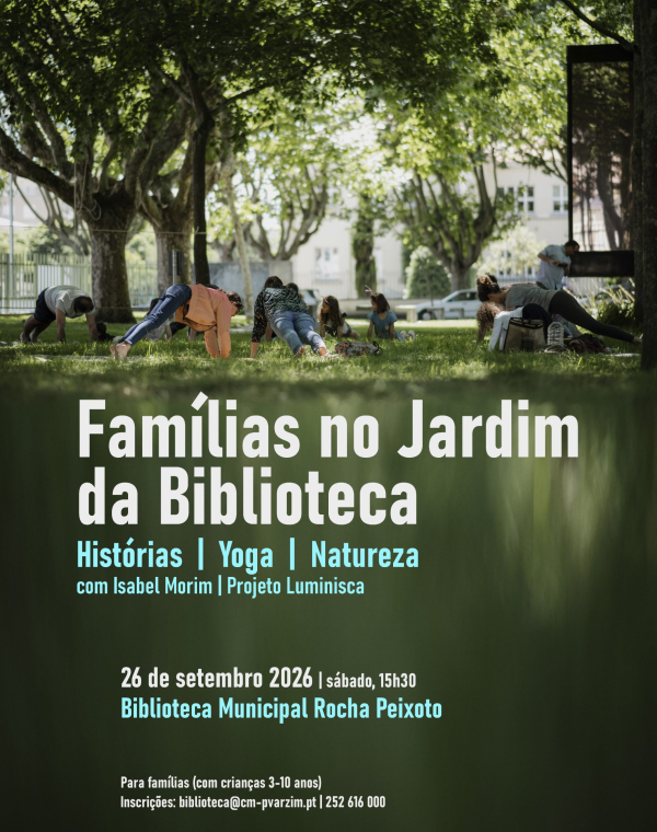 Famílias no Jardim da Biblioteca