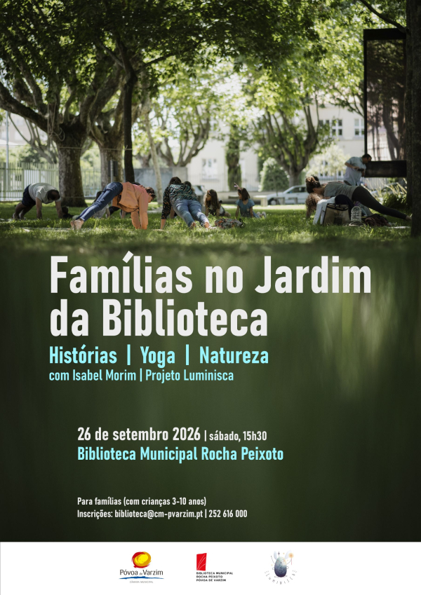 Famílias no Jardim da Biblioteca