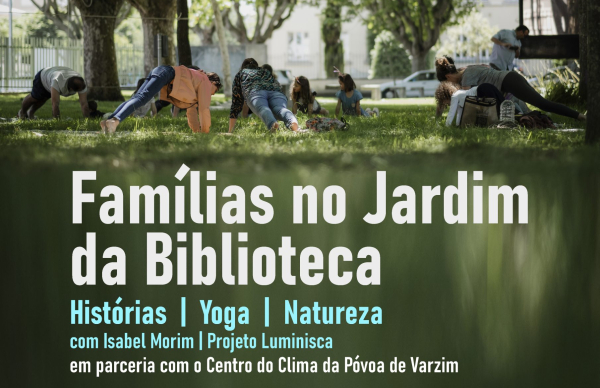 Famílias no Jardim da Biblioteca