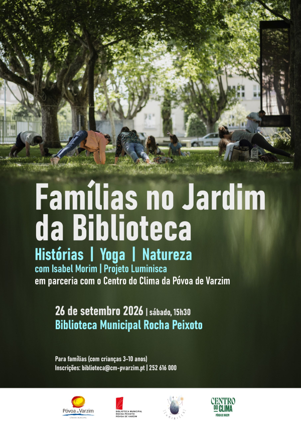 Famílias no Jardim da Biblioteca