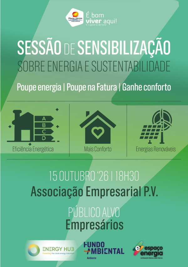 Ação de Sensibilização Póvoa de Varzim Energy Hub: Associação Empresarial da Póvoa de Varzim