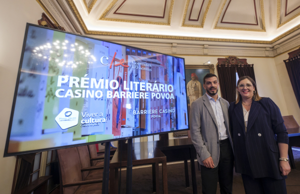 Município estabelece parceria com Barrière Casino da Póvoa: Prémio Literário de 25 mil euros regressa ao Correntes d’Escritas