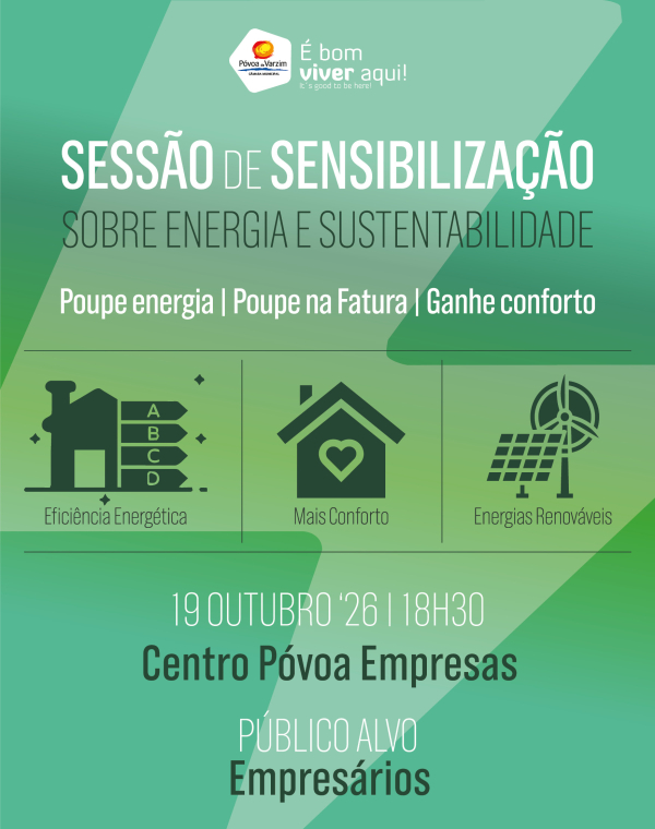 Ação de Sensibilização Póvoa de Varzim Energy Hub: Centro Póvoa Empresas