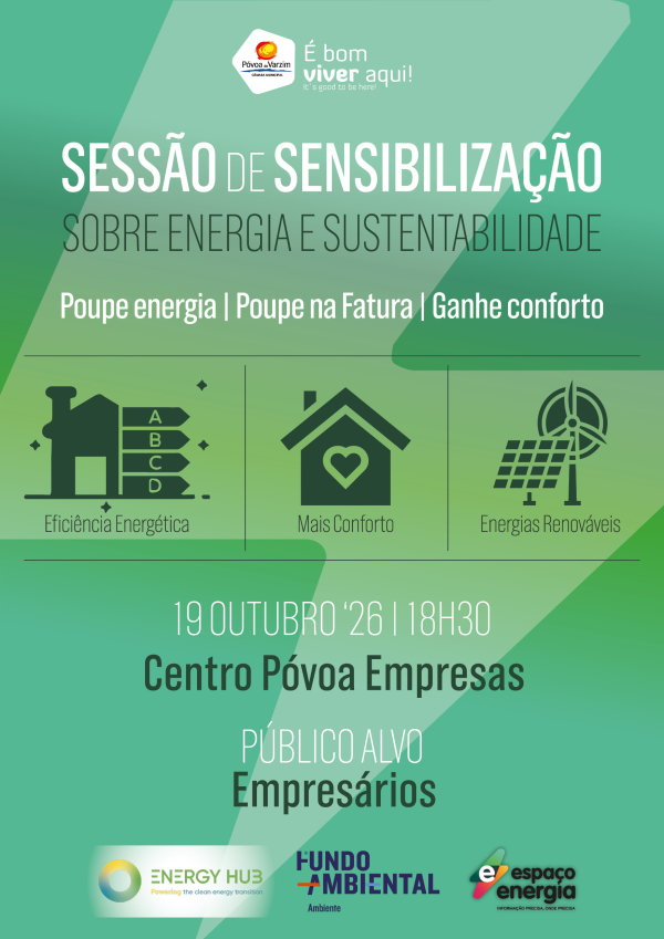 Ação de Sensibilização Póvoa de Varzim Energy Hub: Centro Póvoa Empresas