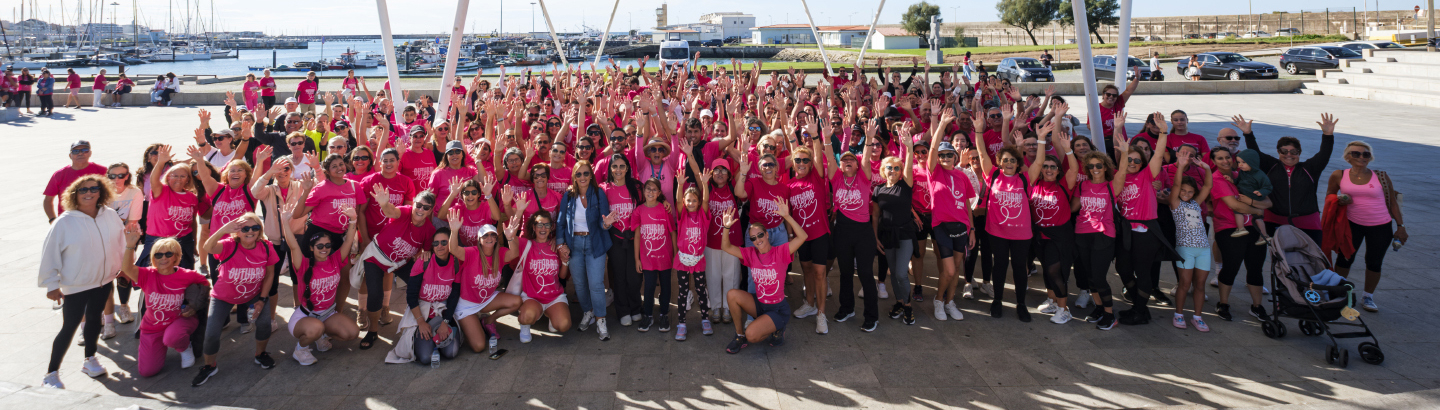 Caminhada Rosa junta centenas de pessoas na Póvoa de Varzim