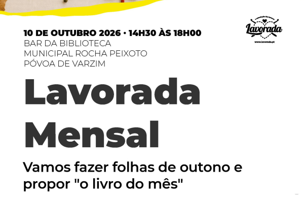 Lavorada Mensal na Biblioteca Municipal Rocha Peixoto