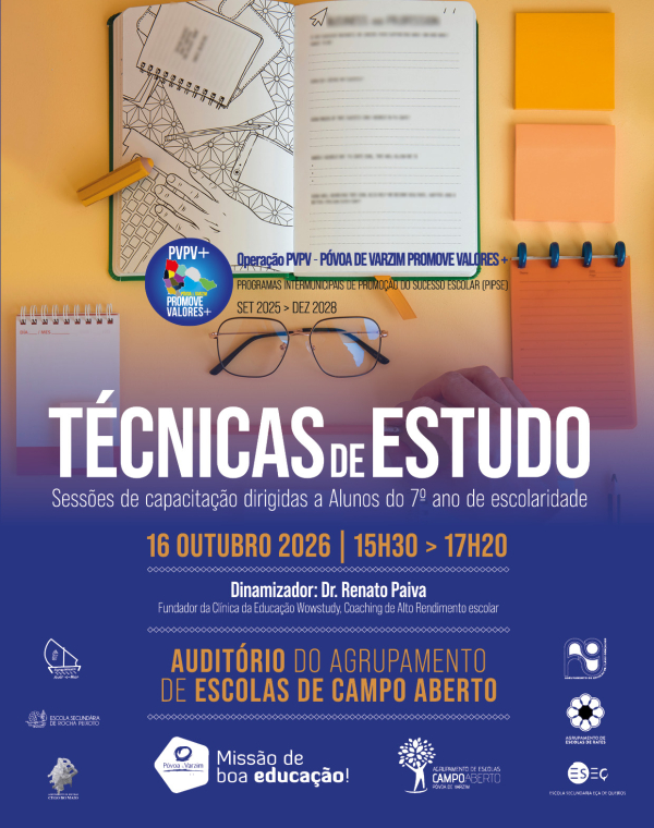 Sessão de Capacitação de "Técnicas de Estudo"