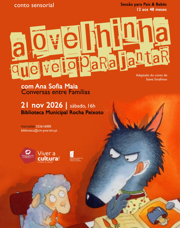 Sessão de leitura "A ovelhinha que veio para jantar"