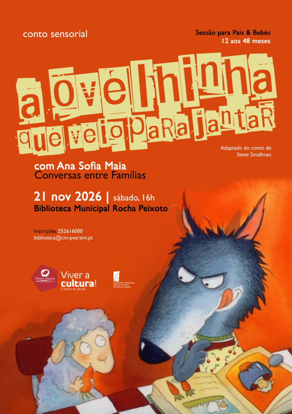 Sessão de leitura "A ovelhinha que veio para jantar"
